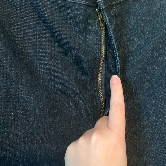 Gloria Vanderbilt Dark Blue Tapered Leg Amanda Jeans Size 18 - Picture 3 of 11